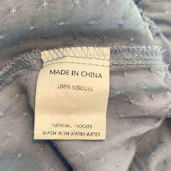 Simplee Tiered Ruffle Lace Inset Flounce Hem Maxi Peasant Dress - Picture 10 of 11